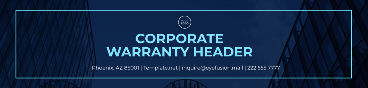 Corporate Warranty Header