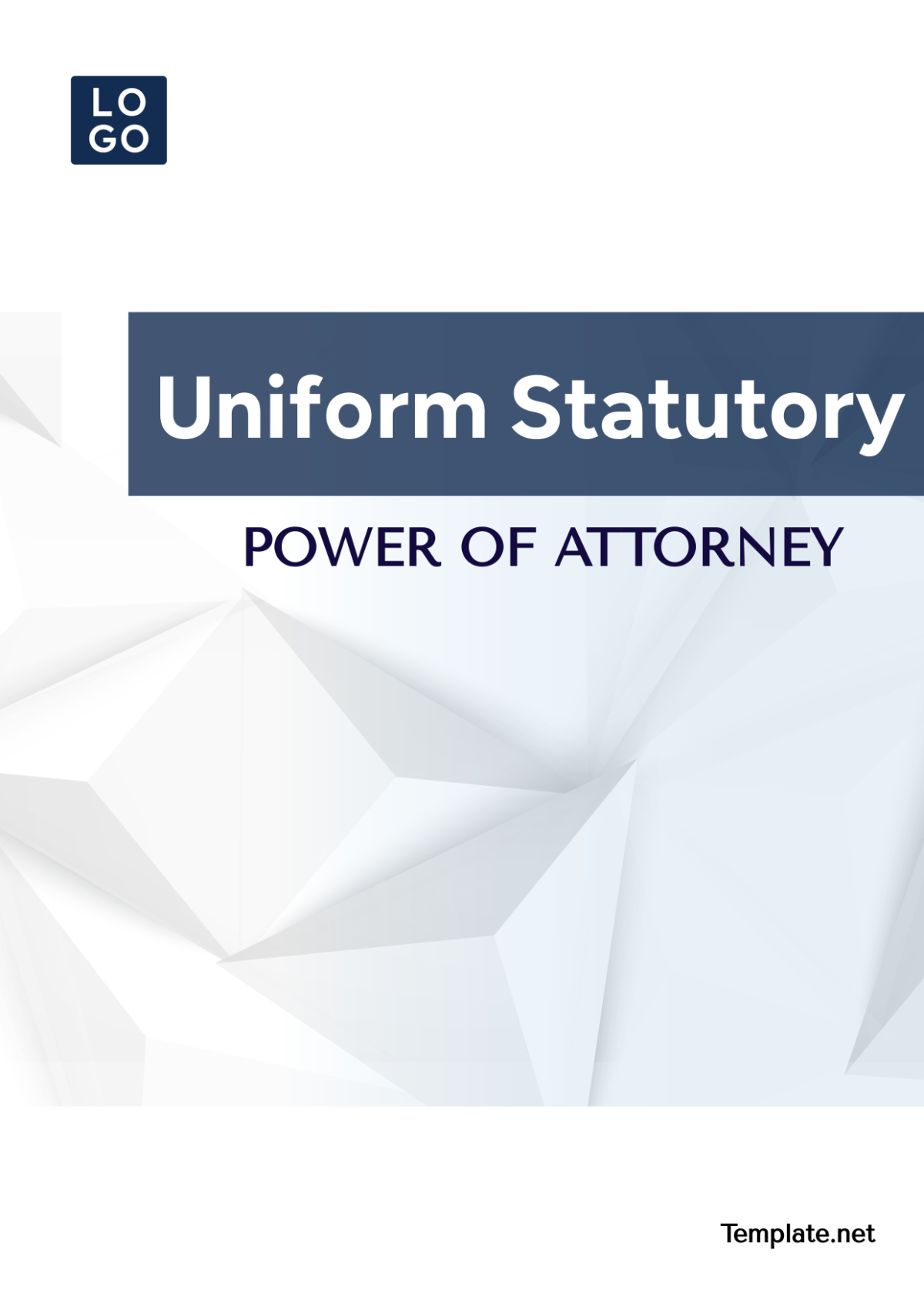 Uniform Statutory Power of Attorney Template