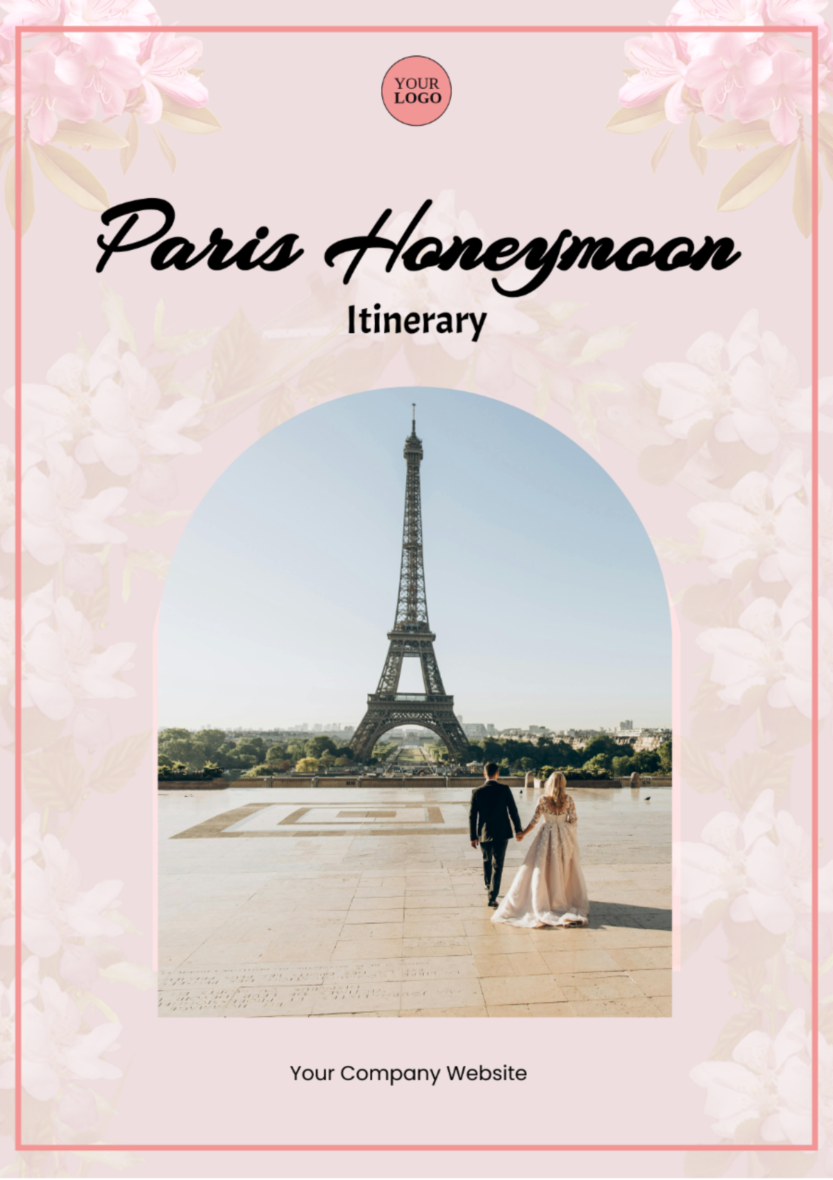 Paris Honeymoon Itinerary Template - Edit Online & Download