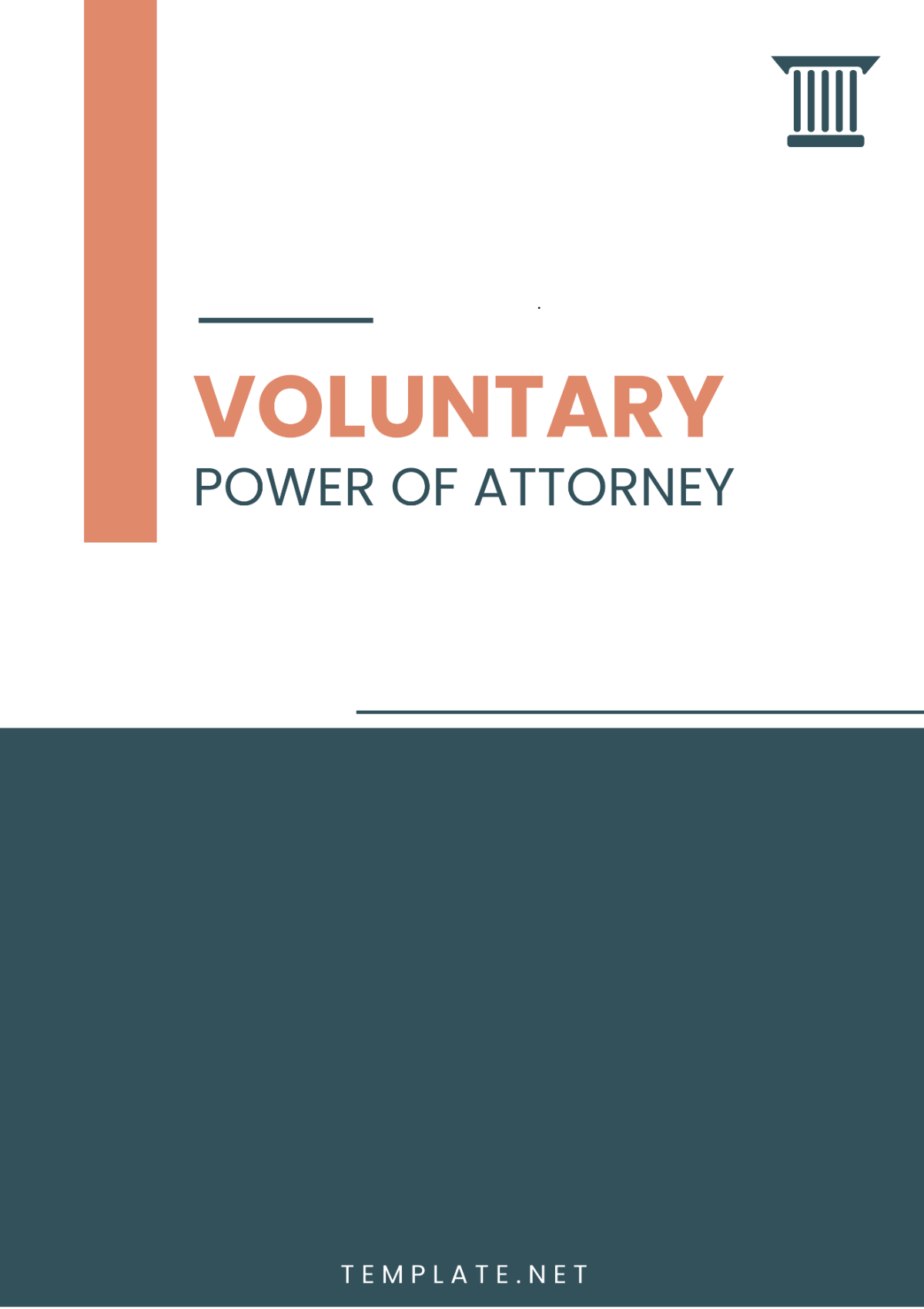 Voluntary Power of Attorney Template - Edit Online & Download