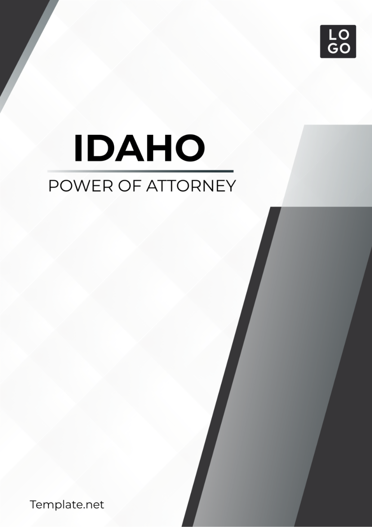 Idaho Power of Attorney Template