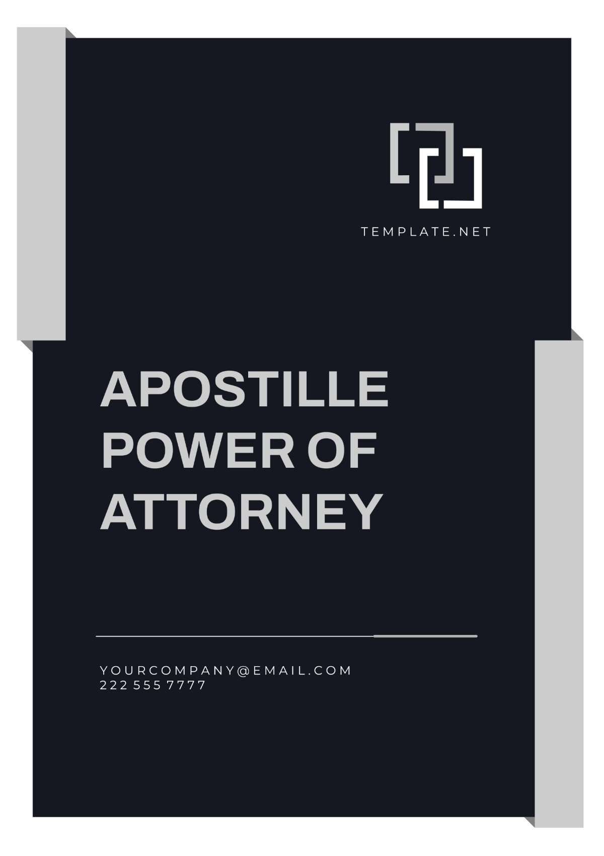 Apostille Power of Attorney Template - Edit Online & Download