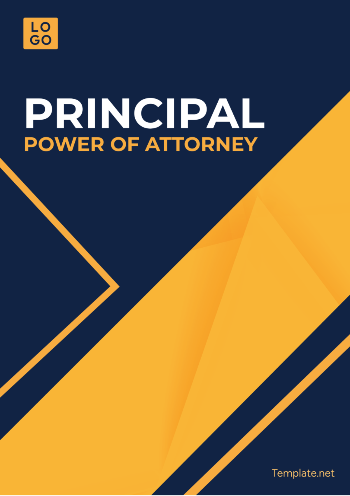 Principal Power of Attorney Template