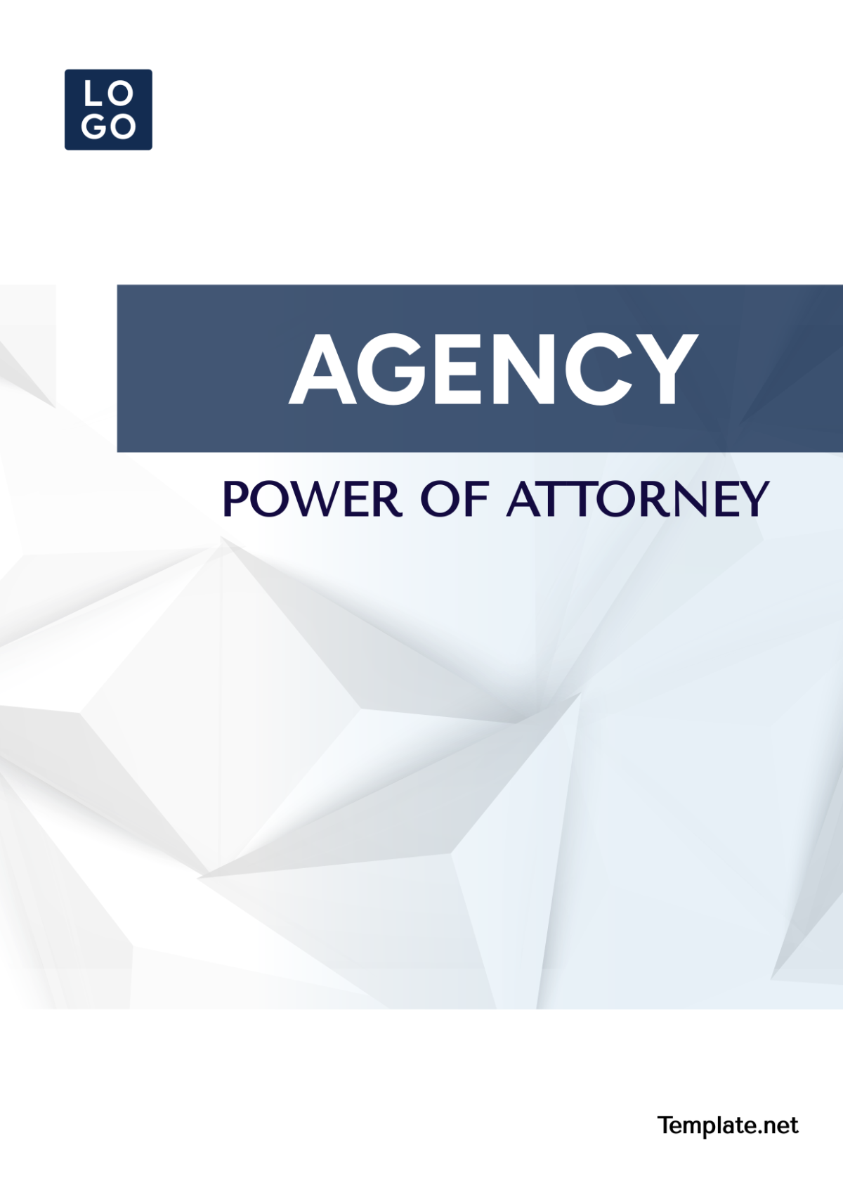 Agency Power of Attorney Template