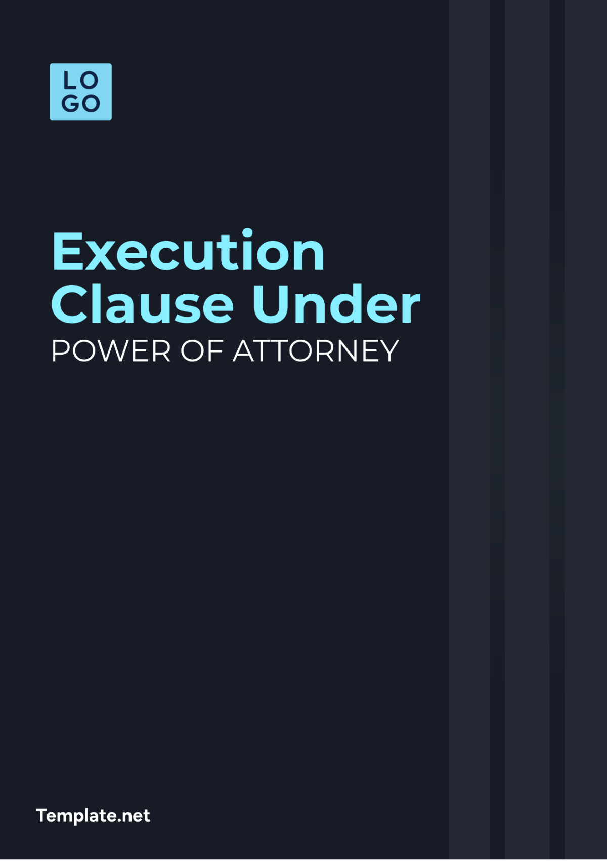 Execution Clause Under Power of Attorney Template - Edit Online & Download