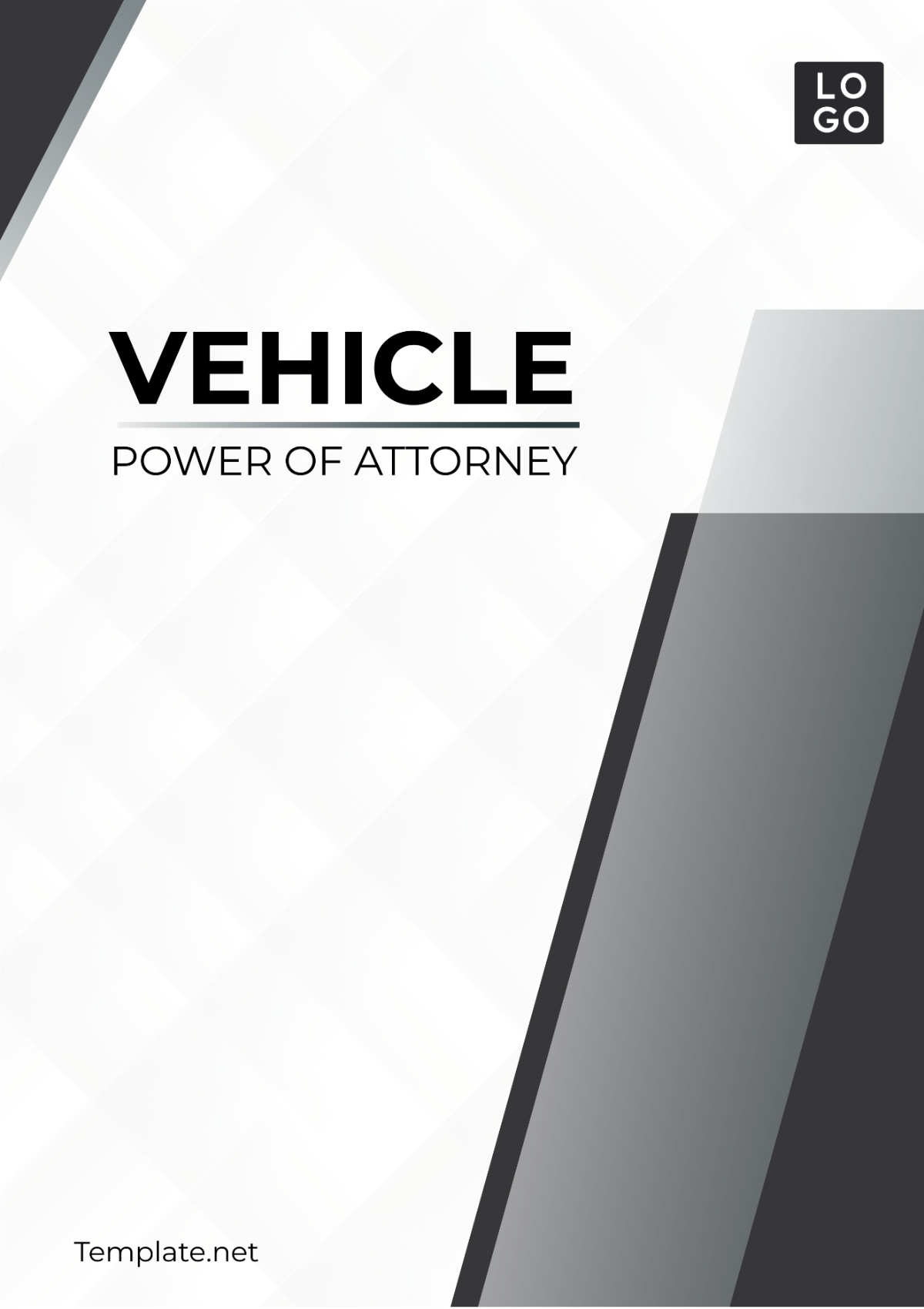 Vehicle Registration Power of Attorney Template - Edit Online & Download