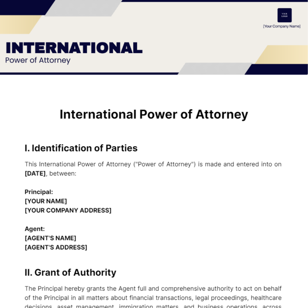 FREE Power of Attorney Templates Edit Online & Download