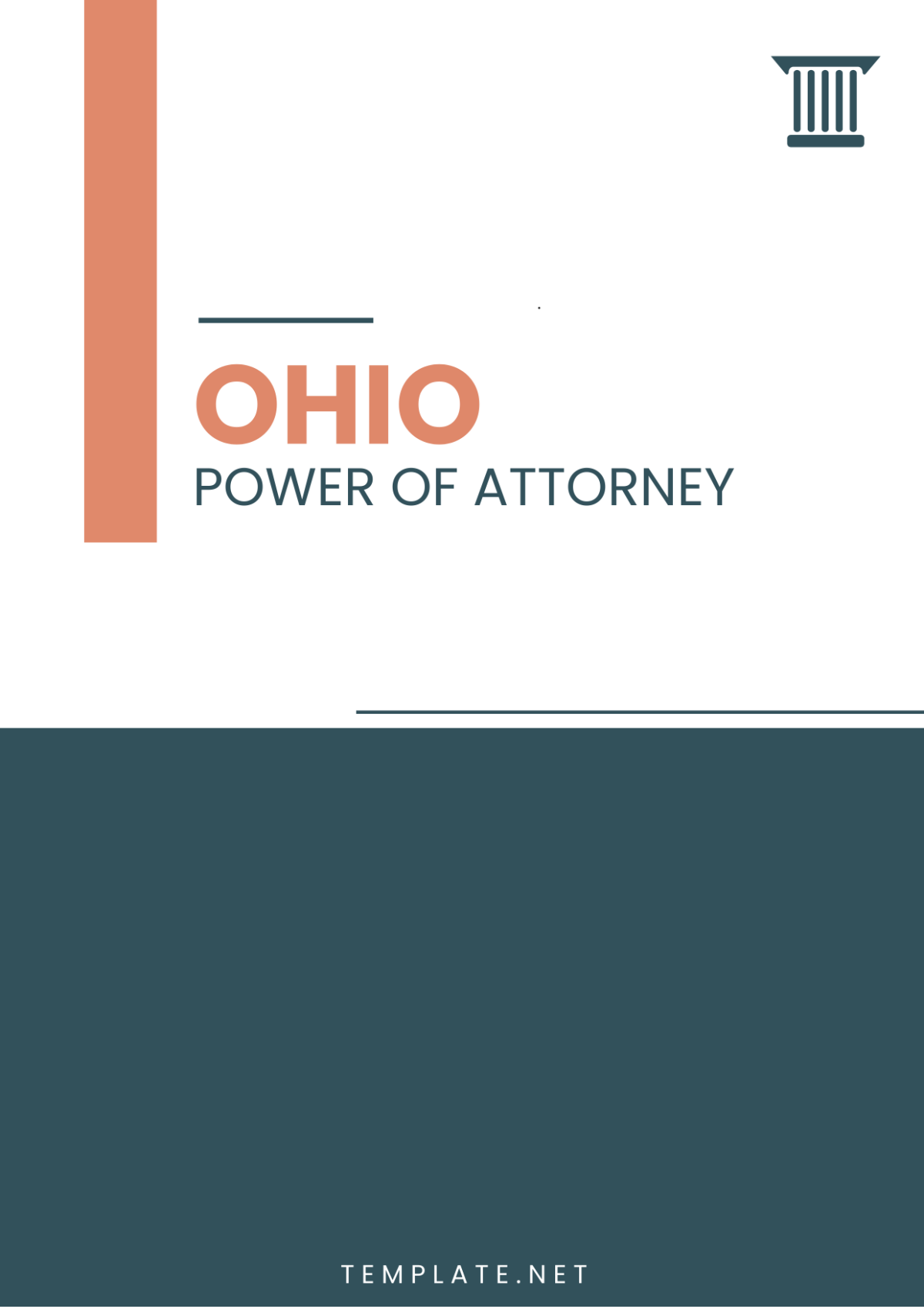 Ohio Power of Attorney Template