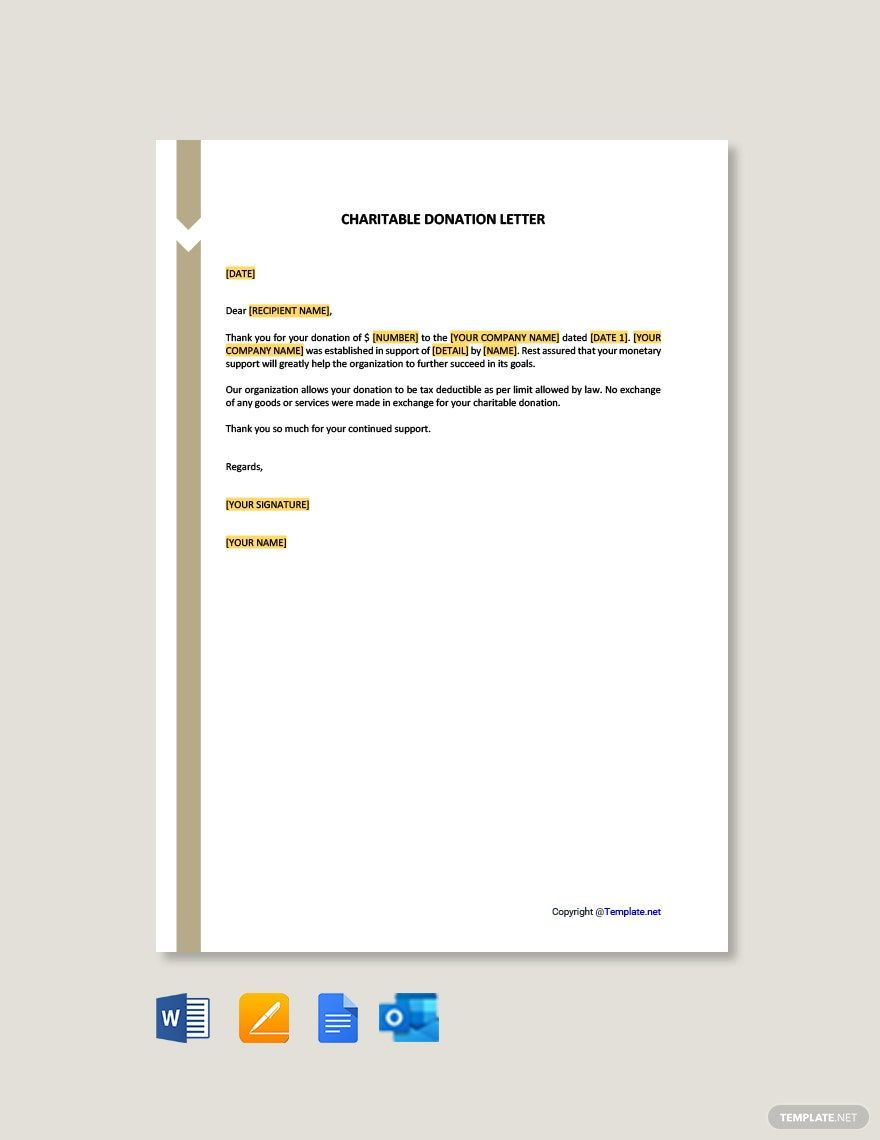 Donation Templates in Word - FREE Download | Template.net