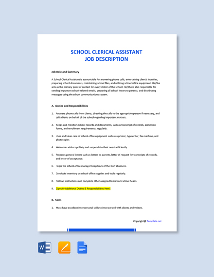 FREE Clerical Receptionist Cover Letter - Word | Apple Pages | Google ...