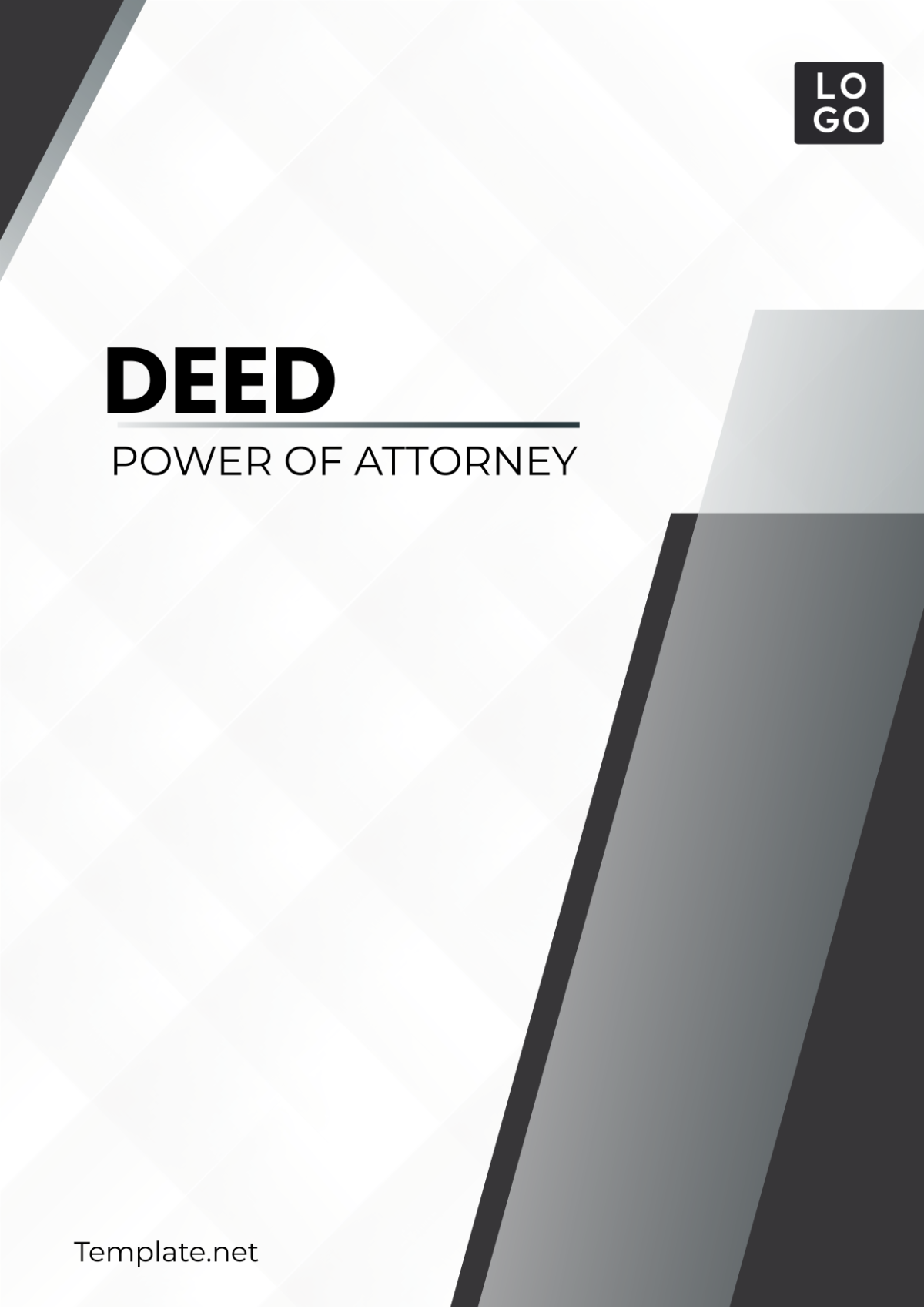 Deed Power of Attorney Template