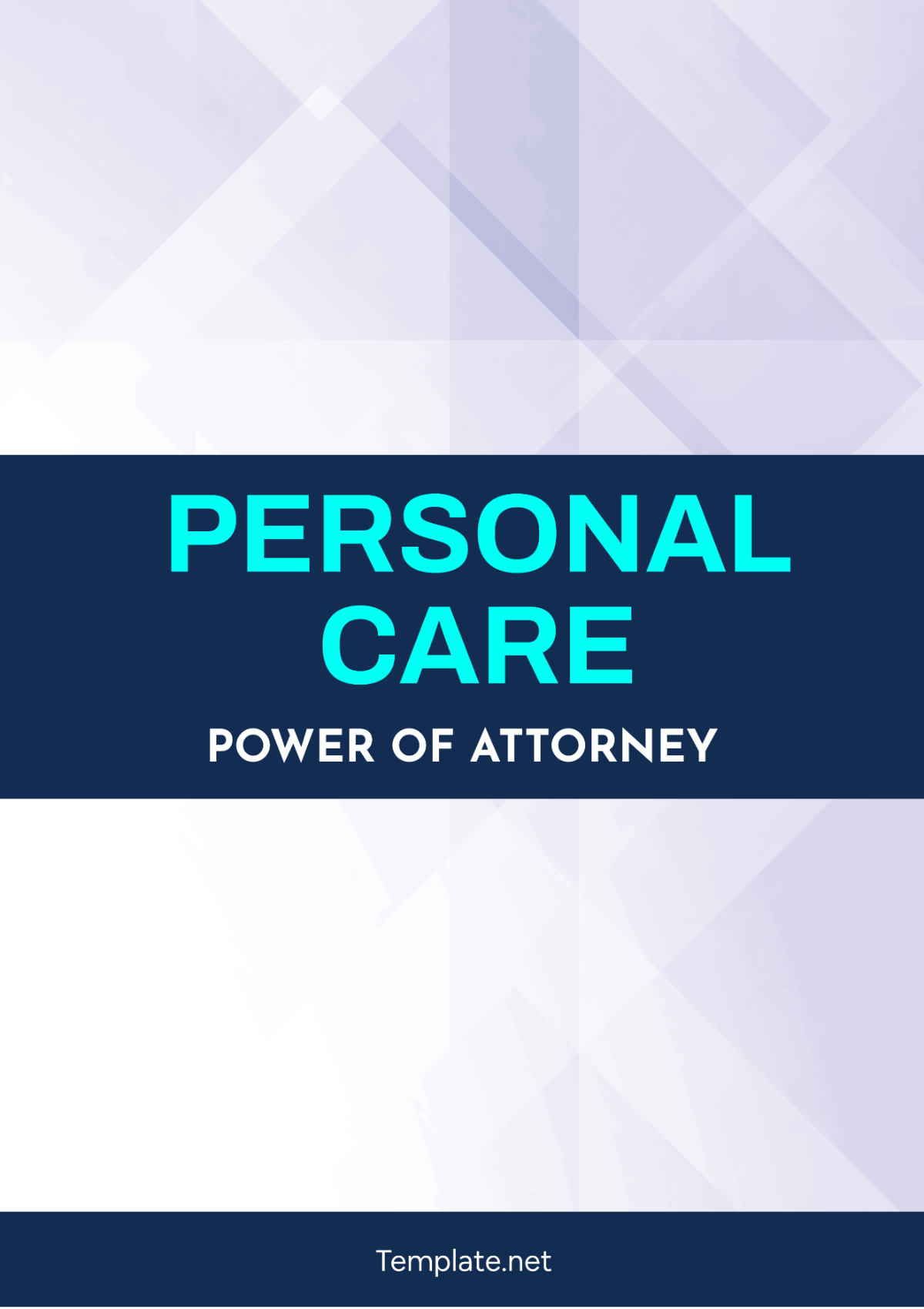 Personal Care Power of Attorney Template