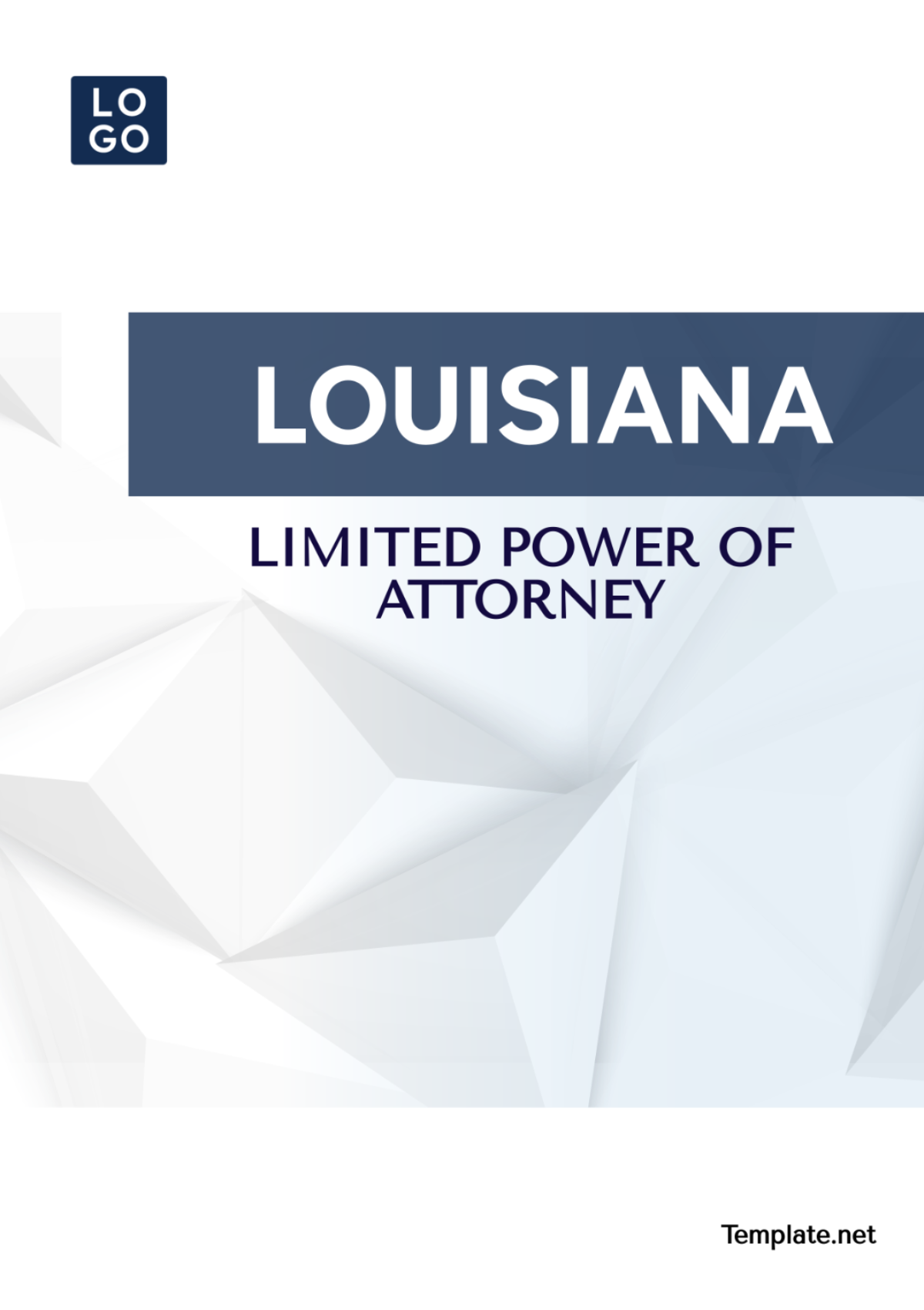 Louisiana Limited Power of Attorney Template