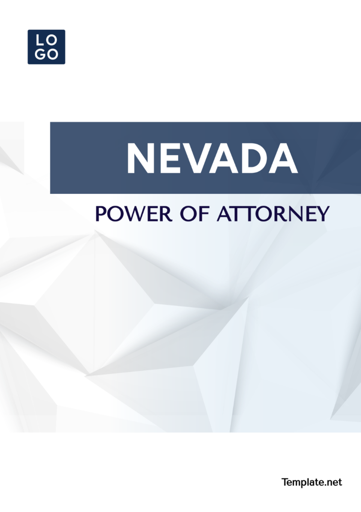Nevada Power of Attorney Template
