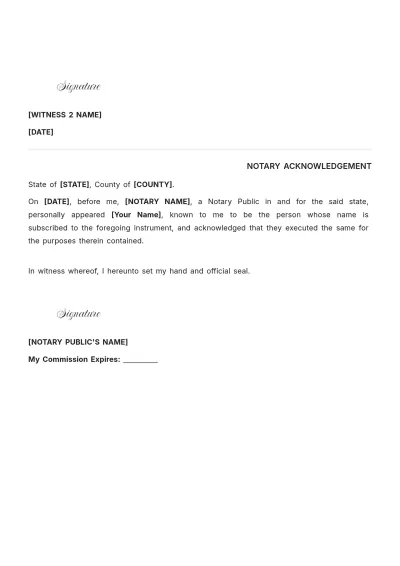 Free California Limited Power of Attorney Template to Edit Online