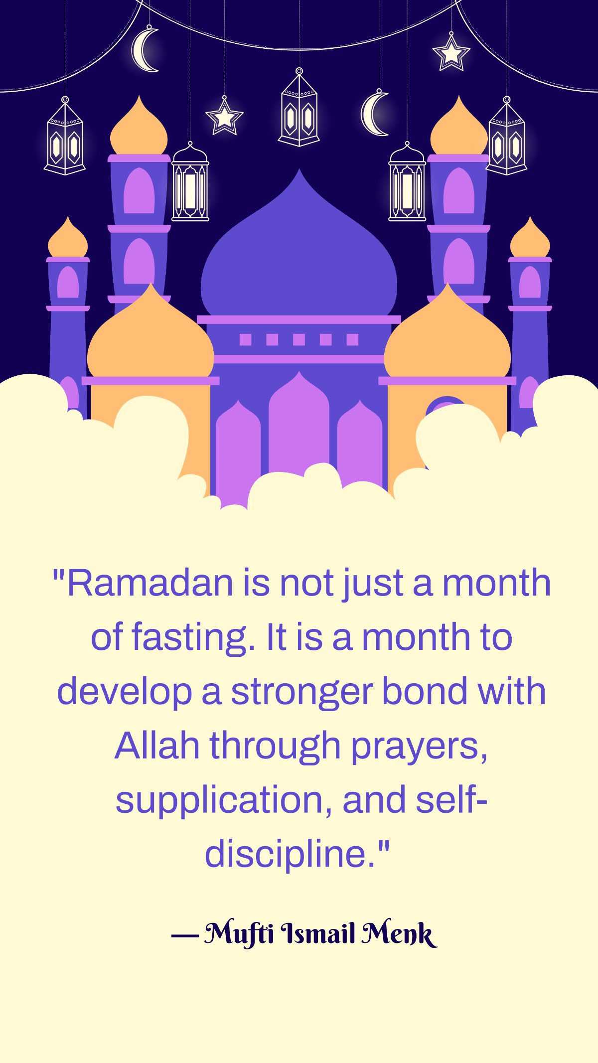 Ramadan Quotes Template