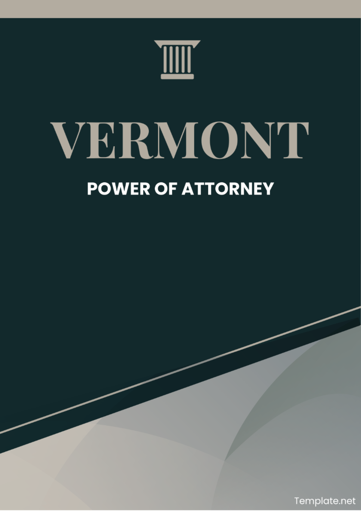 Vermont Power of Attorney Template