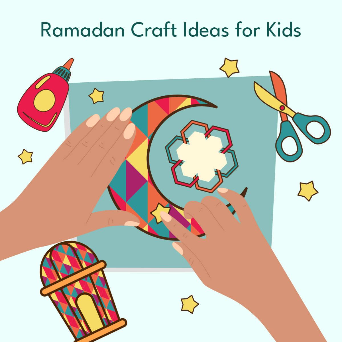 Ramadan Crafts for Kids Template