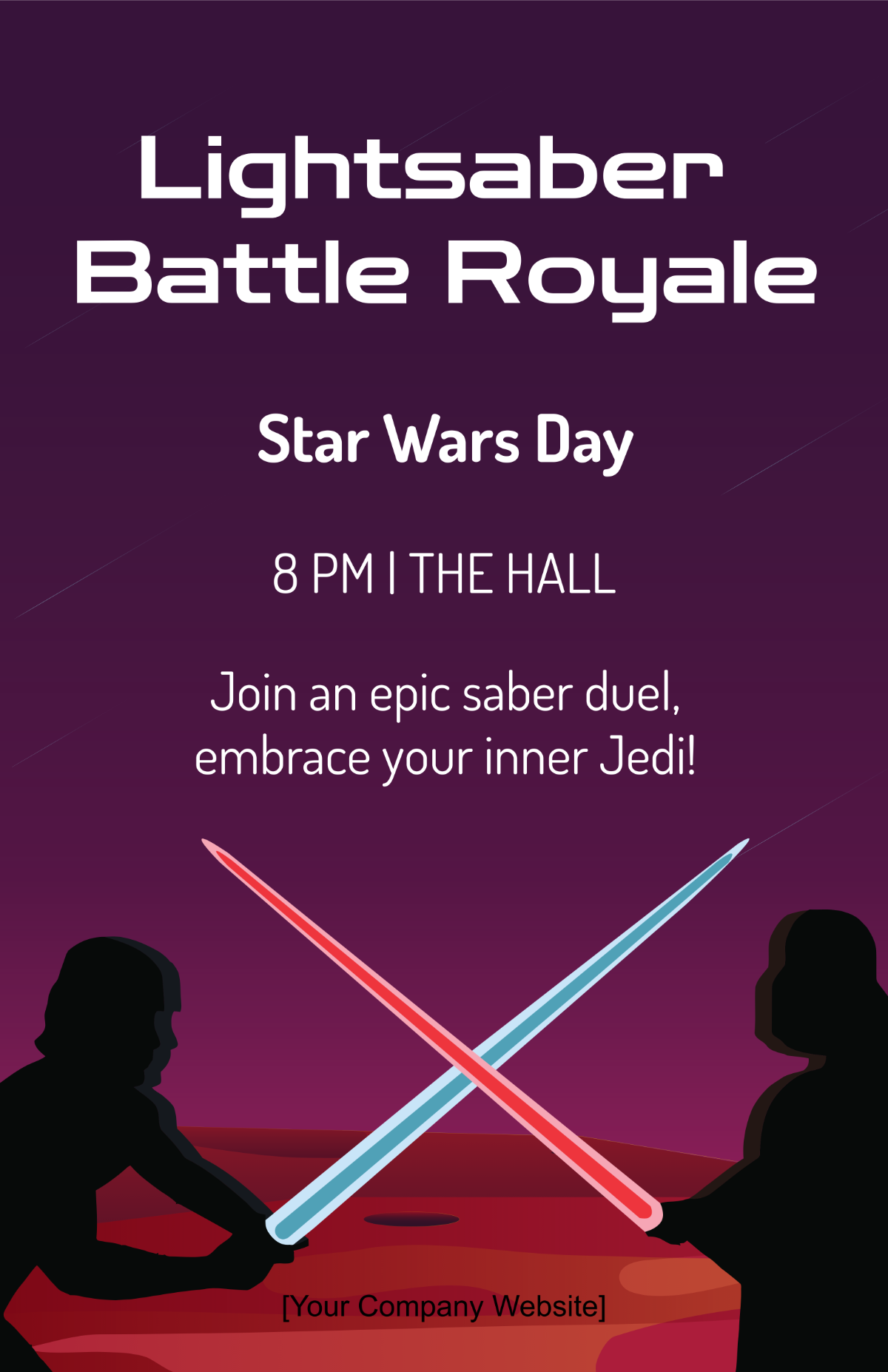 Star Wars Day Poster Template