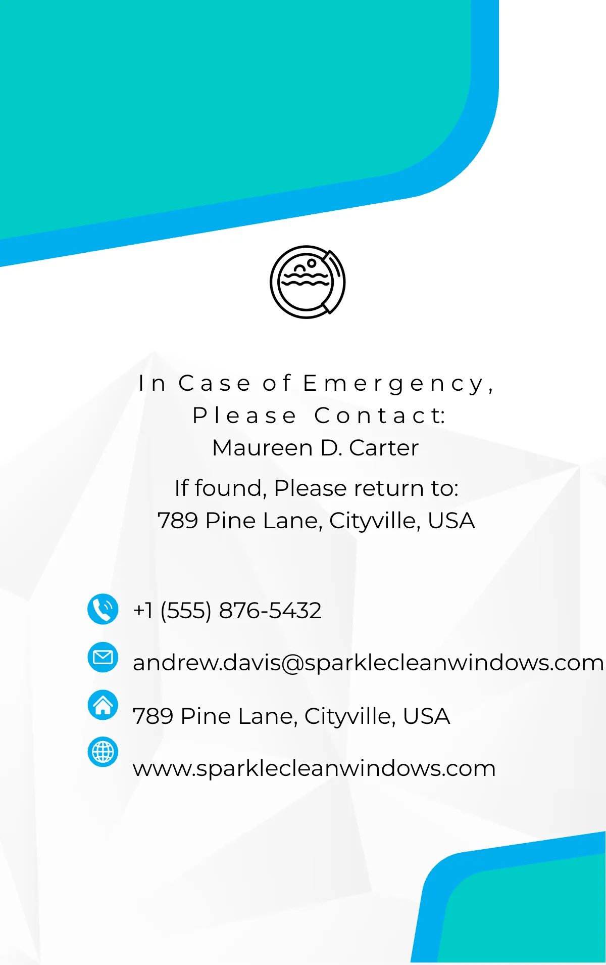 Free Window Washing Technician ID Card Template to Edit Online