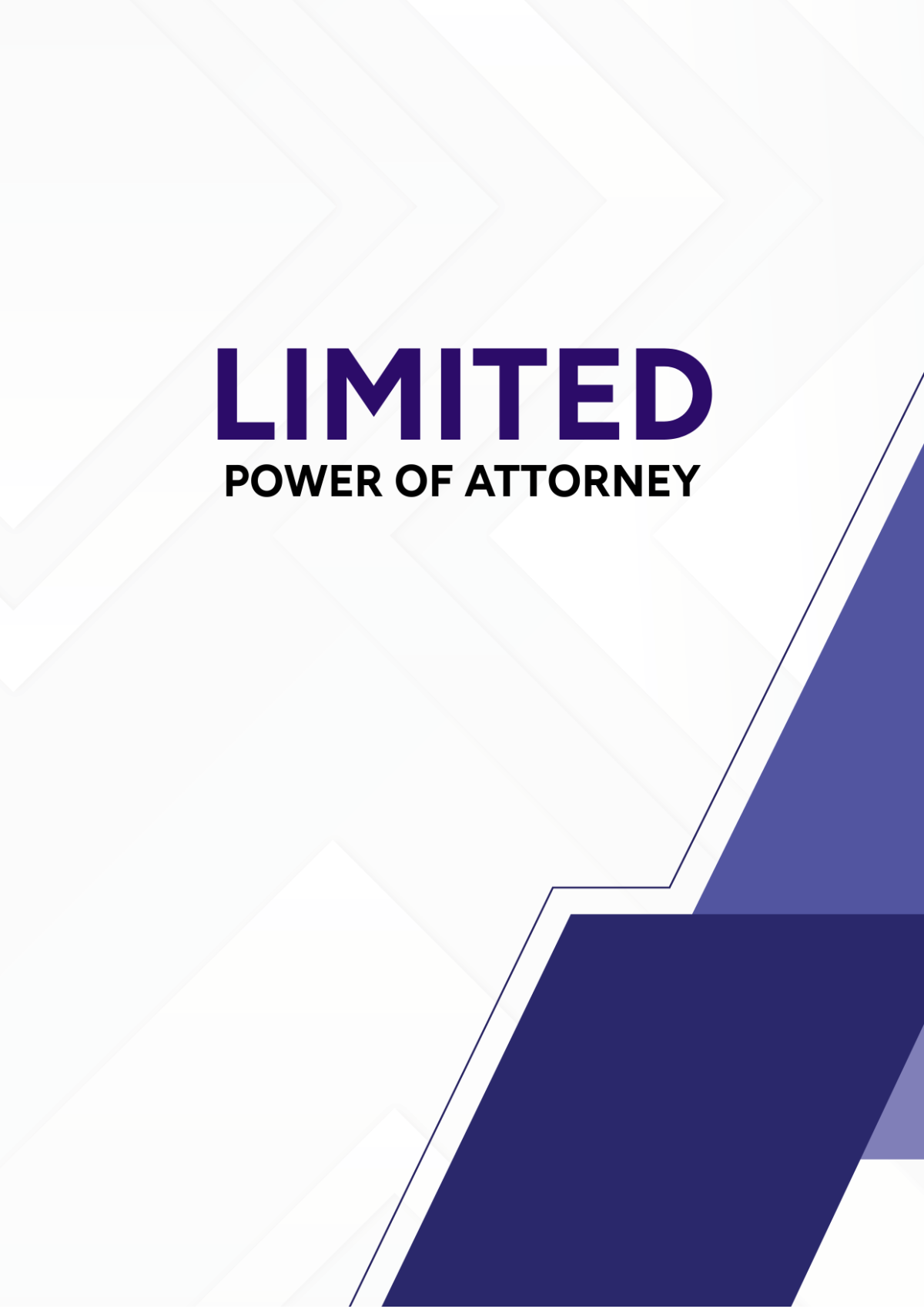 Free Limited Power of Attorney Template