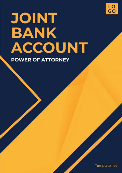 Free Joint Bank Account Power of Attorney Template to Edit Online
