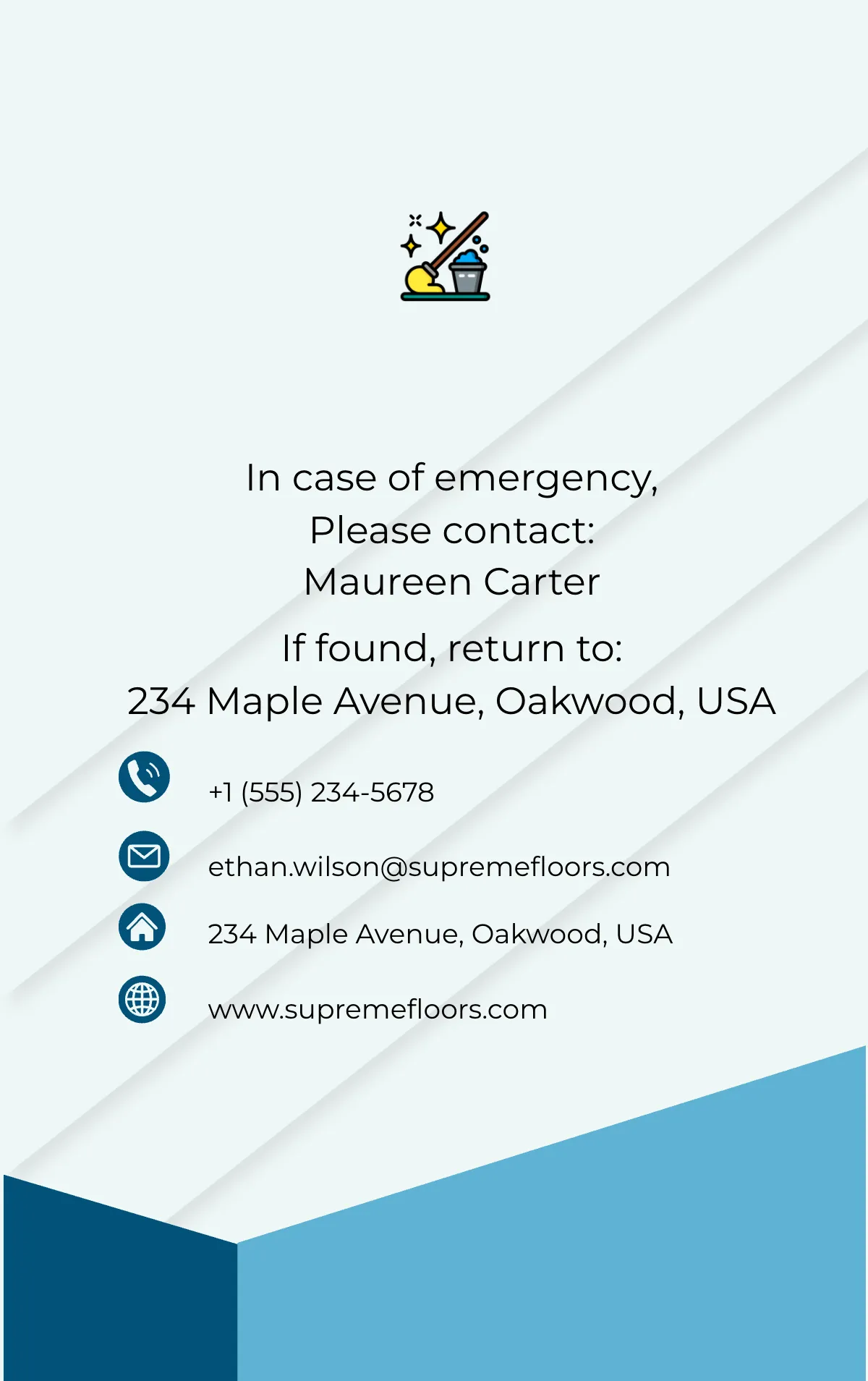 Free Floor Care Specialist ID Card Template to Edit Online