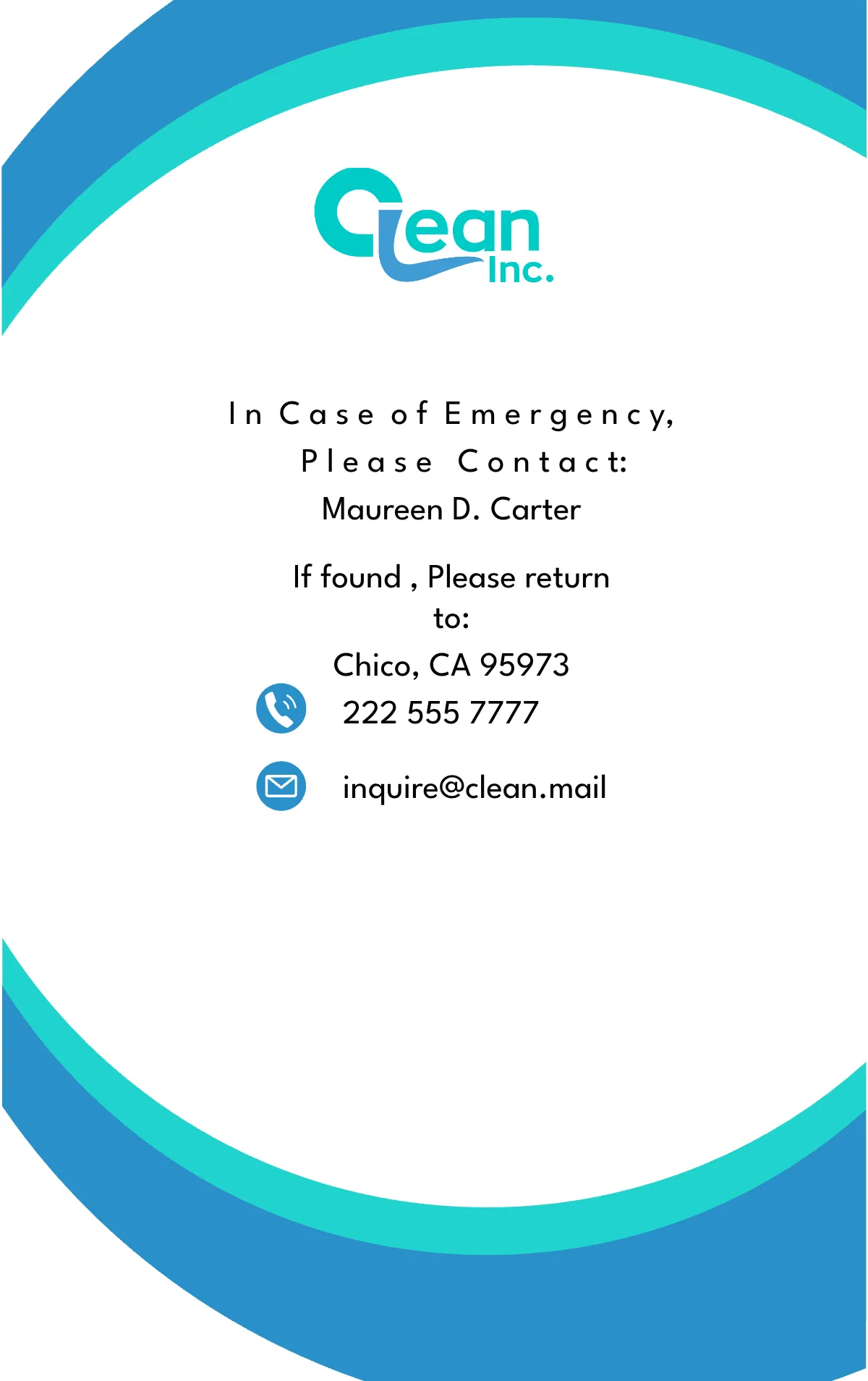 Free Janitorial Services Provider ID Card Template to Edit Online