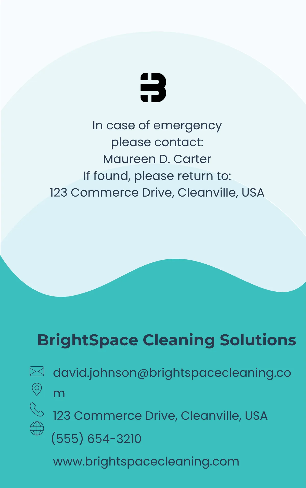 Free Commercial Cleaning Supervisor ID Card Template to Edit Online