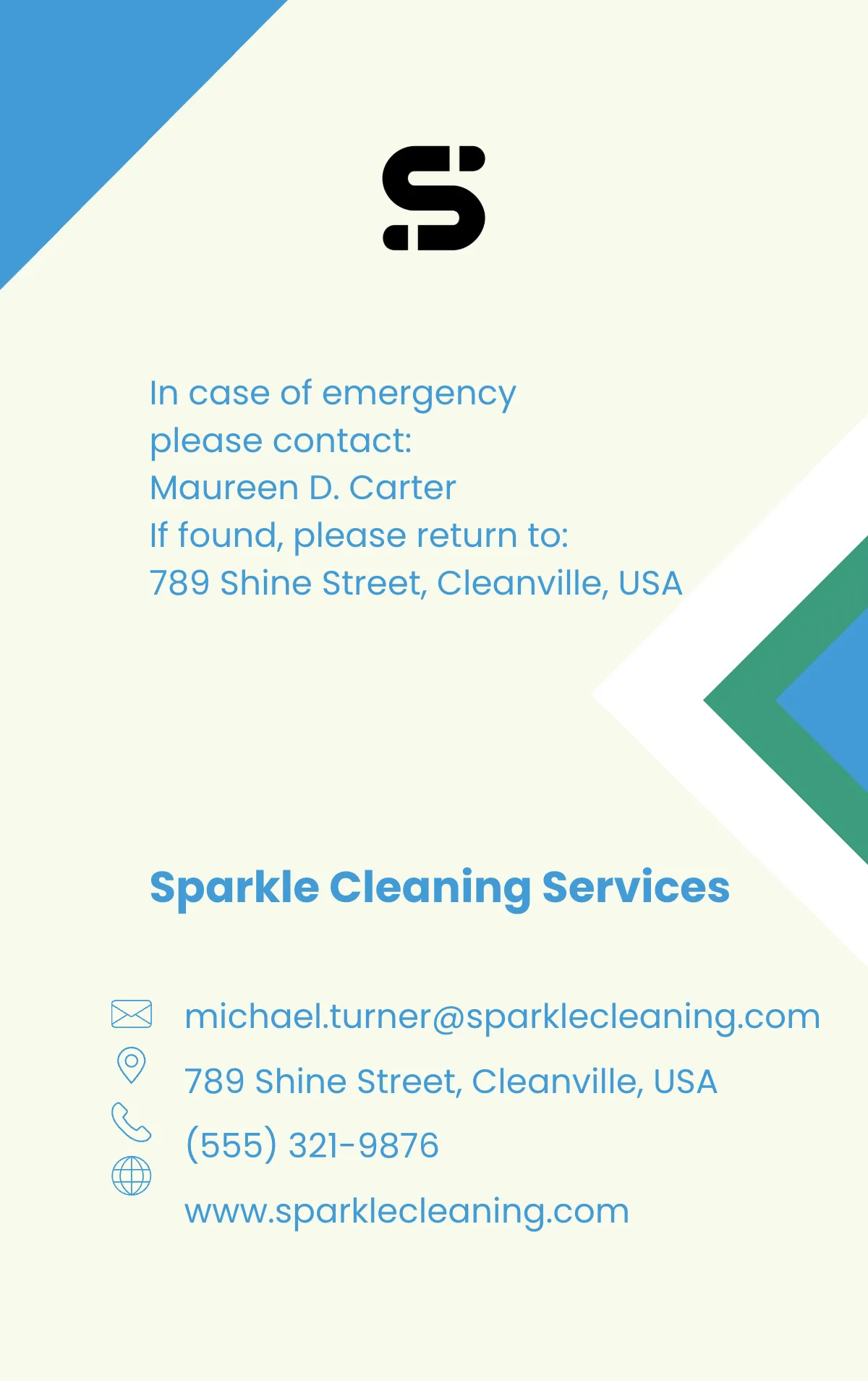 Free Move-In/Move-Out Cleaner ID Card Template to Edit Online