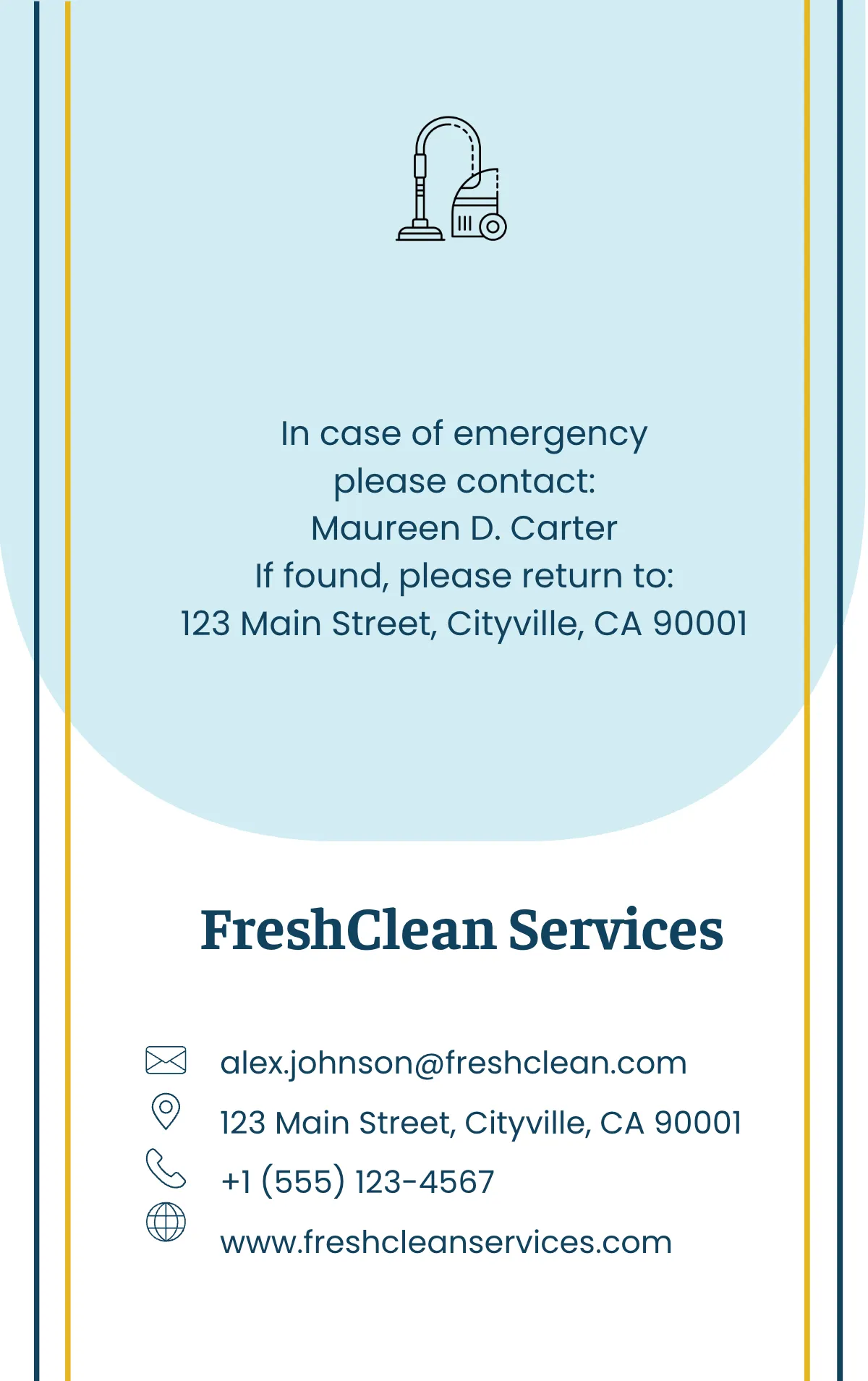 Free Carpet and Upholstery Cleaner ID Card Template to Edit Online