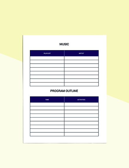 Free Event Party Planner Template to Edit Online Free Event Party Planner Template to Edit Online