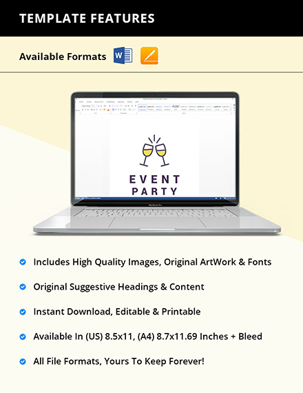 Free Event Party Planner Template to Edit Online Free Event Party Planner Template to Edit Online