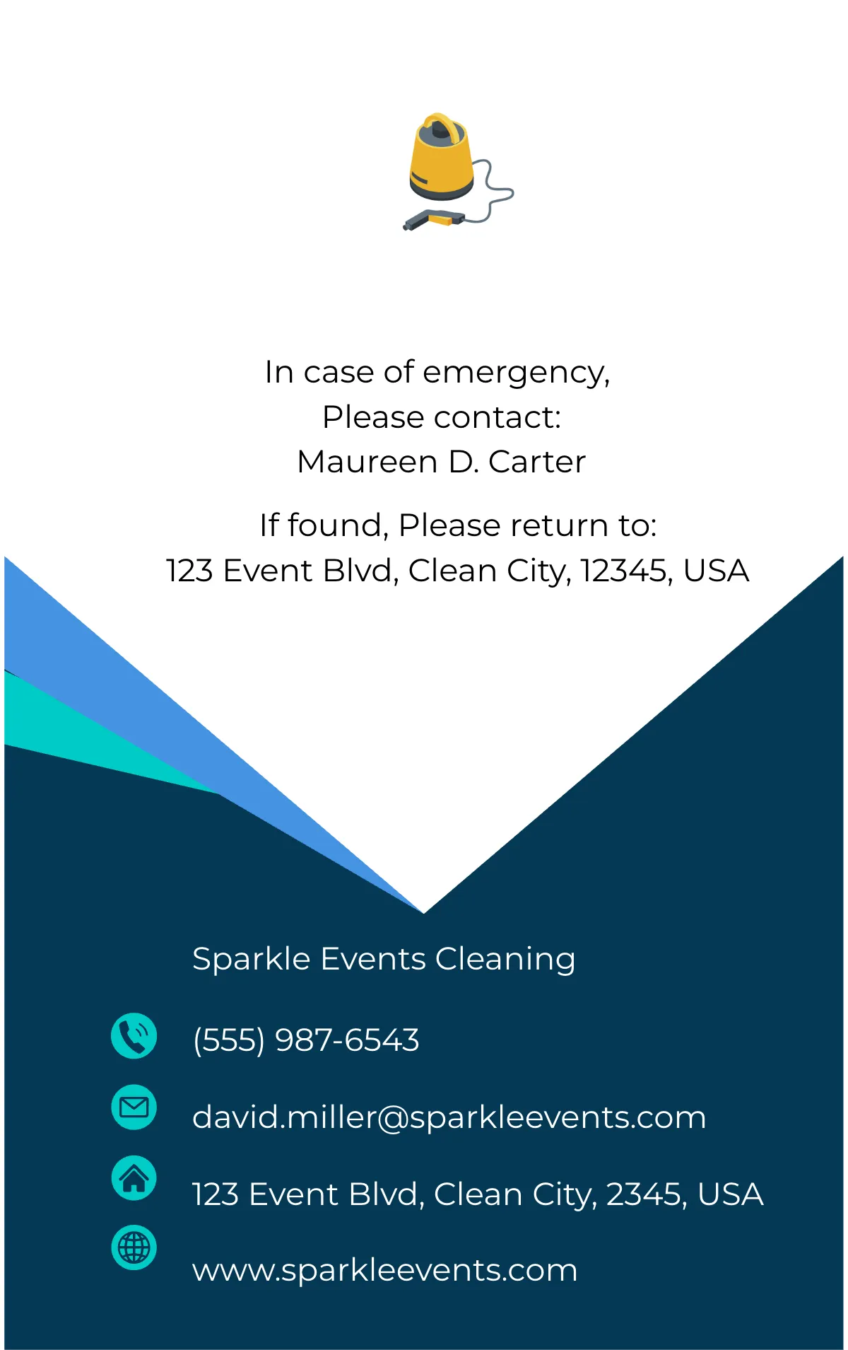 Free Event Cleanup Staff ID Card Template to Edit Online