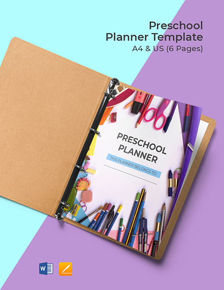 Free Sample Preschool Planner - Word 