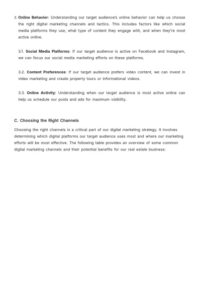 Free Real Estate Detailed Guide on Digital Marketing Template to Edit Online