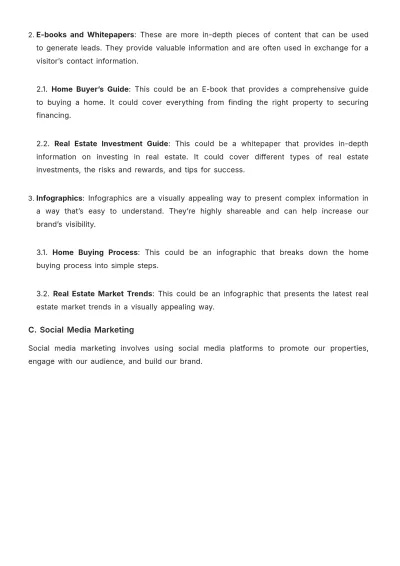 Free Real Estate Detailed Guide on Digital Marketing Template to Edit Online