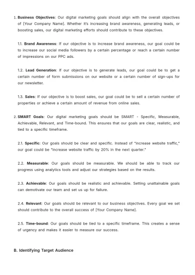Free Real Estate Detailed Guide on Digital Marketing Template to Edit Online