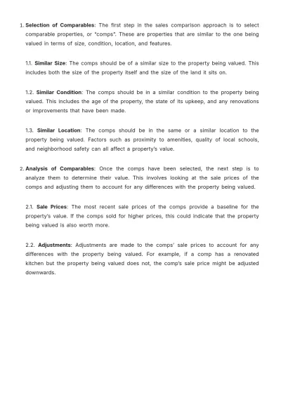 Free Real Estate Property Valuation and Pricing Methodology Guide Template to Edit Online
