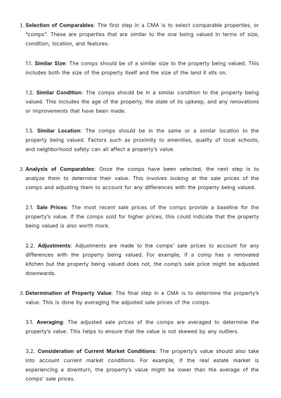 Free Real Estate Property Valuation and Pricing Methodology Guide Template to Edit Online