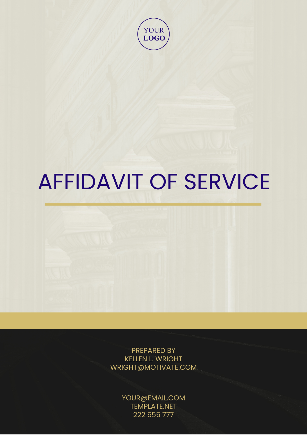 Alabama Affidavit of Service Template - Edit Online & Download