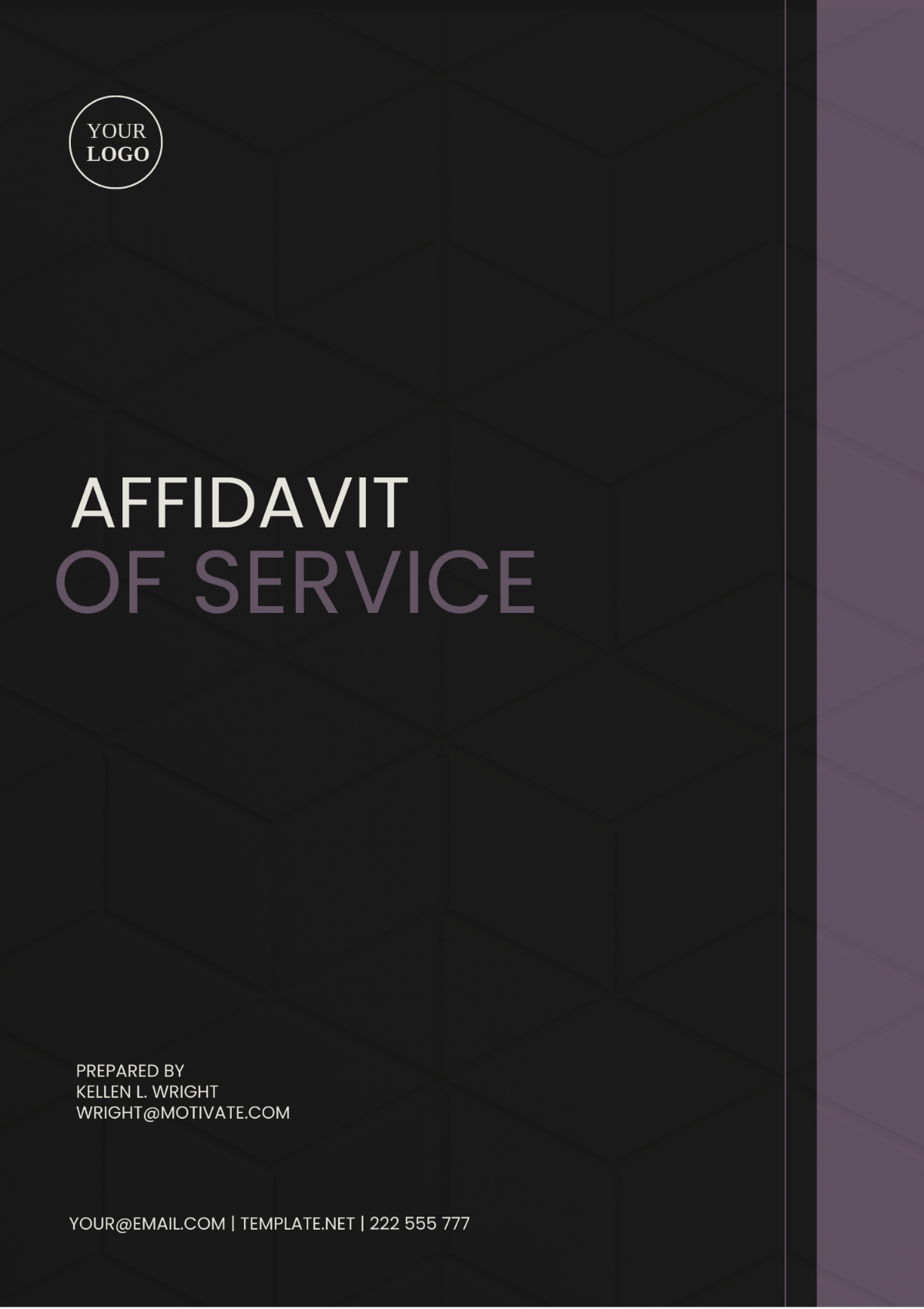 Idaho Affidavit of Service Template - Edit Online & Download