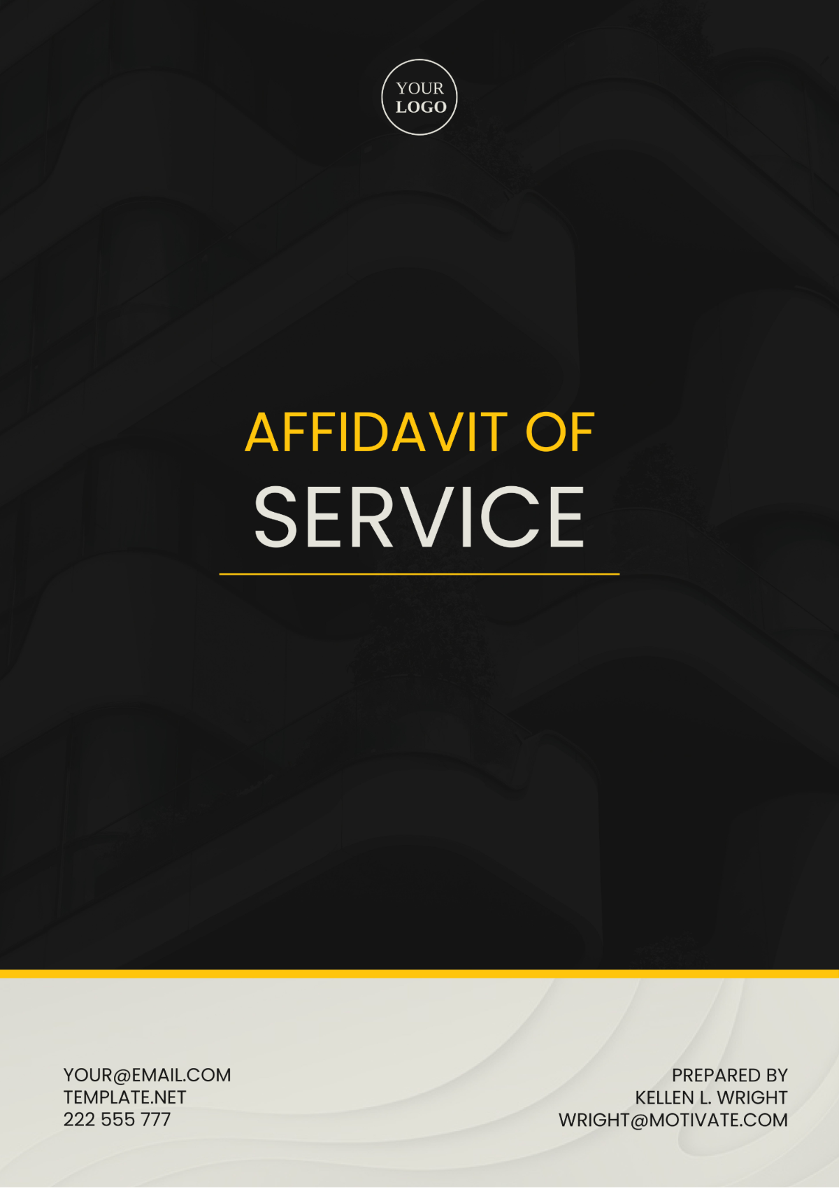 Maryland Affidavit of Service Template - Edit Online & Download