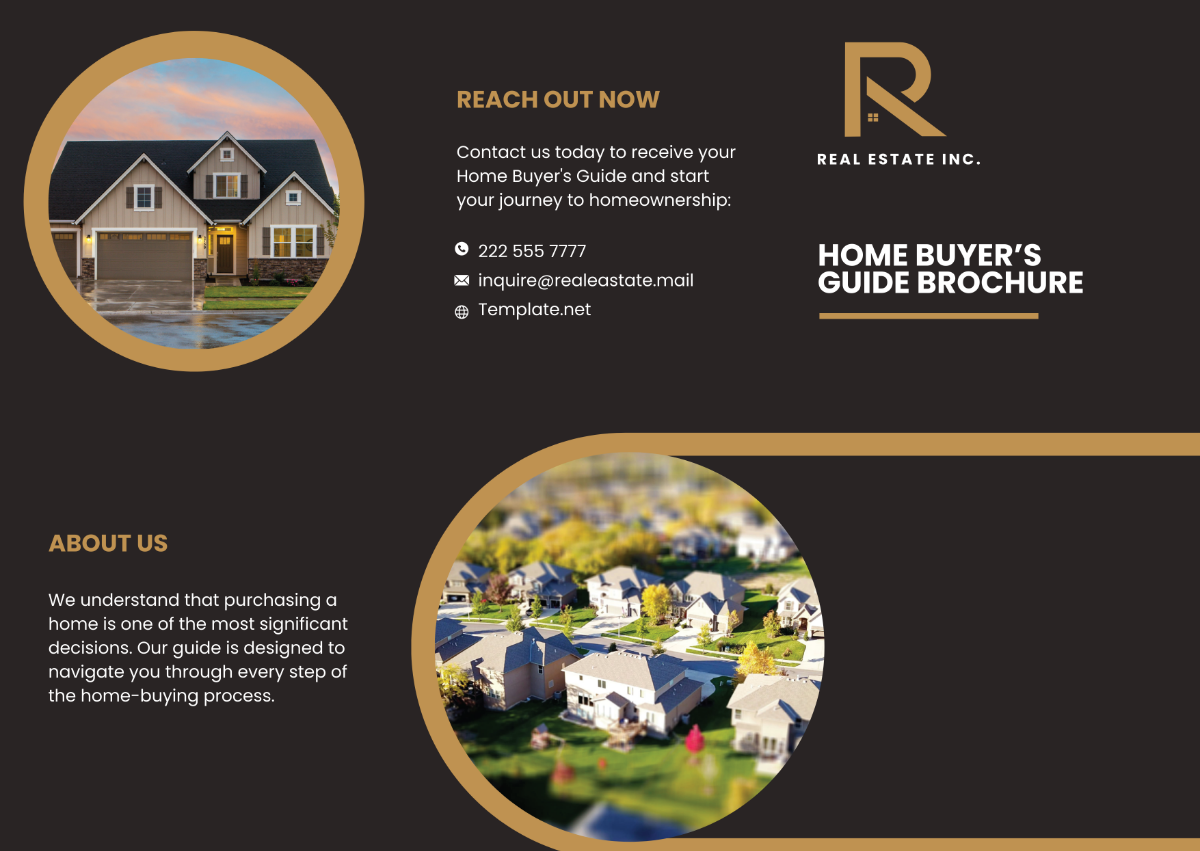 Free Home Buyer’s Guide Brochure Template