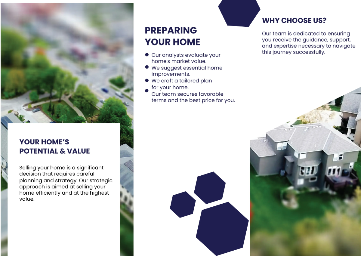 Free Home Seller???s Strategy Brochure Template to Edit Online