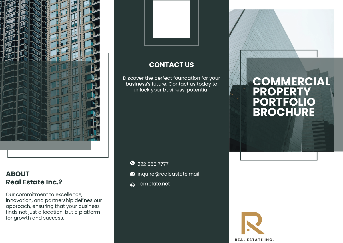 Free Commercial Property Portfolio Brochure Template
