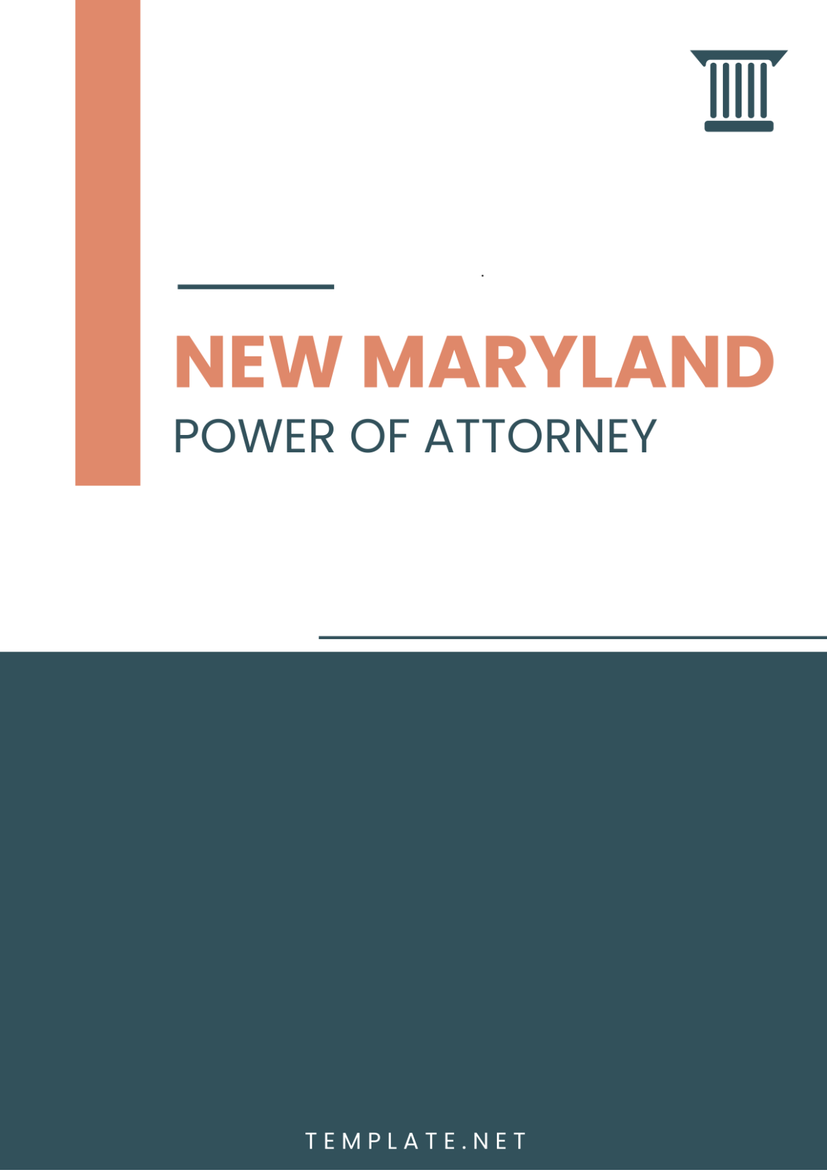 Free New Maryland Power of Attorney Template
