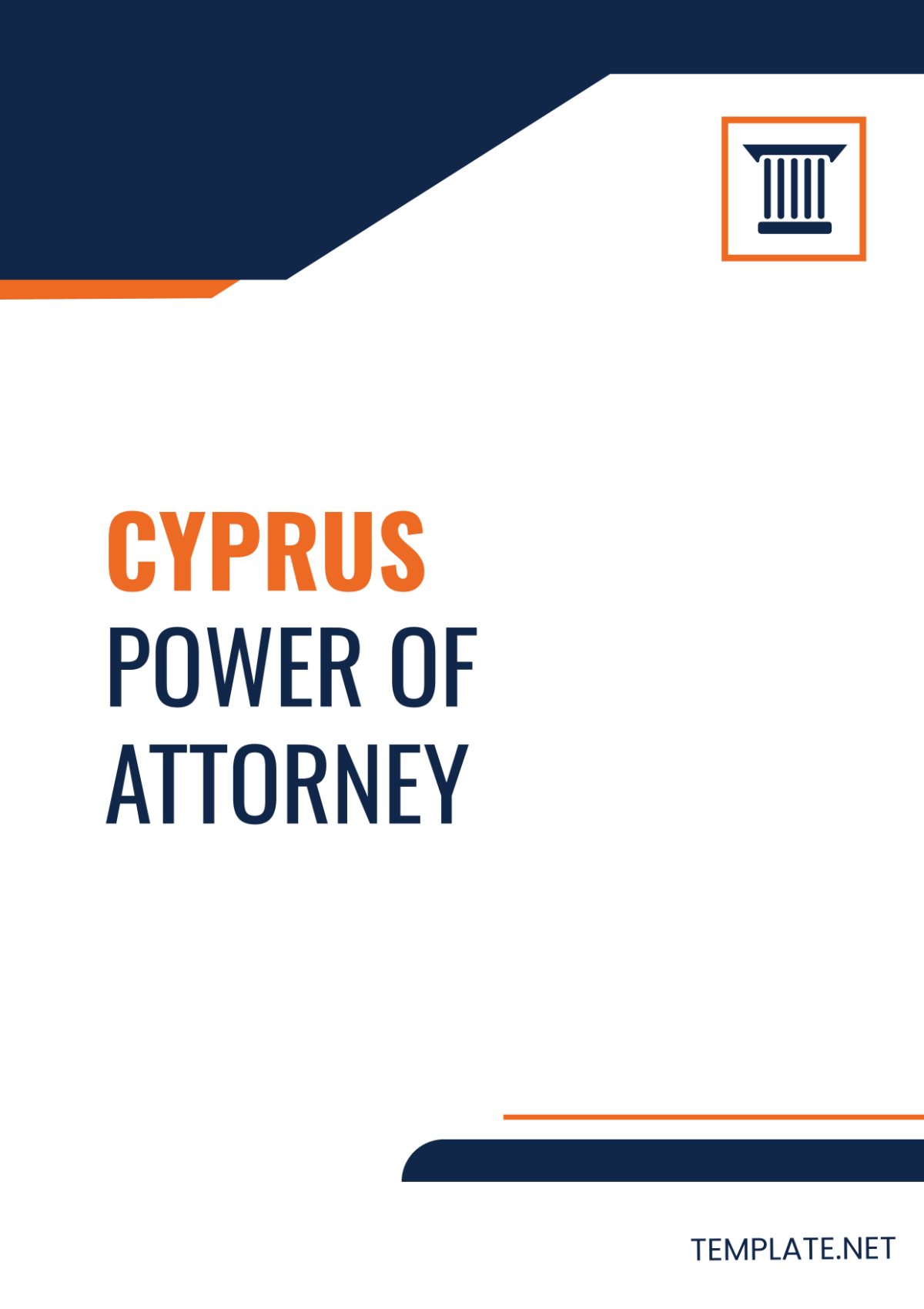 Cyprus Power of Attorney Template