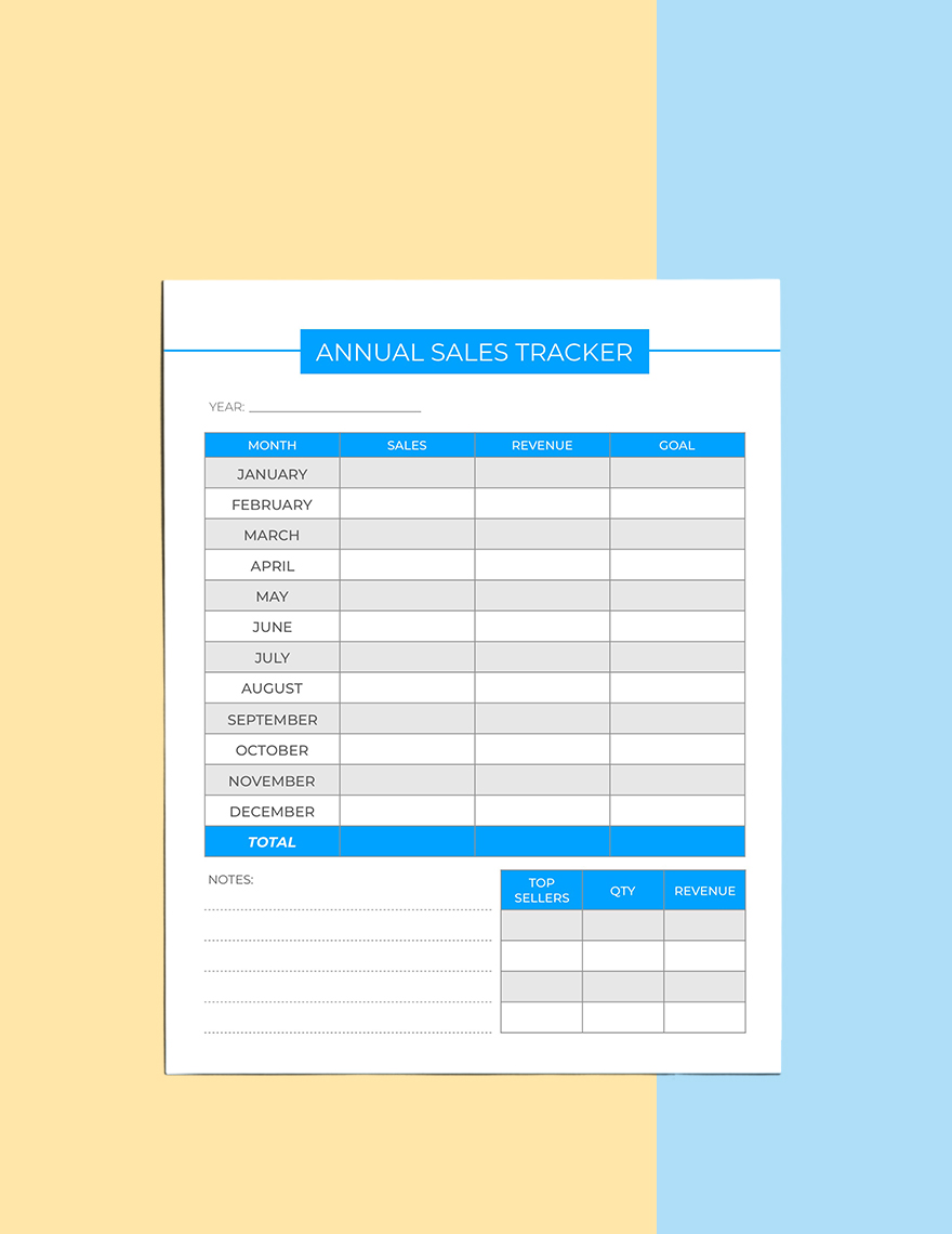 Professional Sales Planner Template