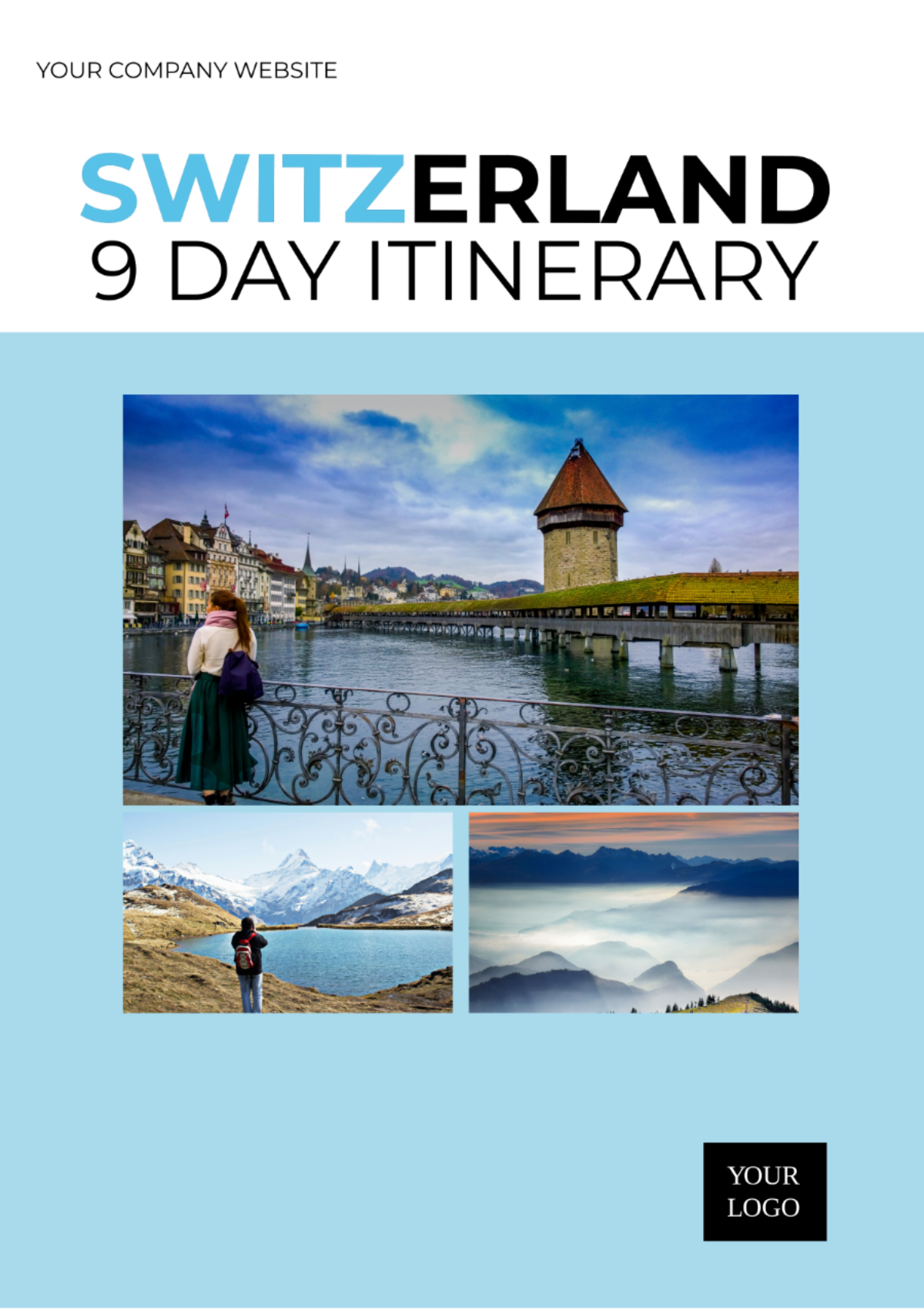 9 Day Switzerland Itinerary Template - Edit Online & Download